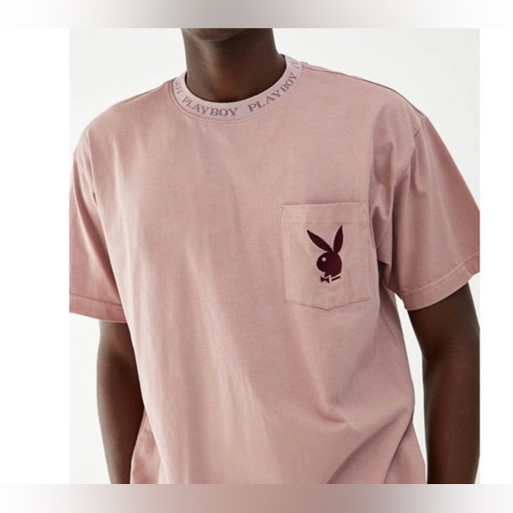 Pacsun X Playboy Mauve crewneck short sleeve tshirt M
